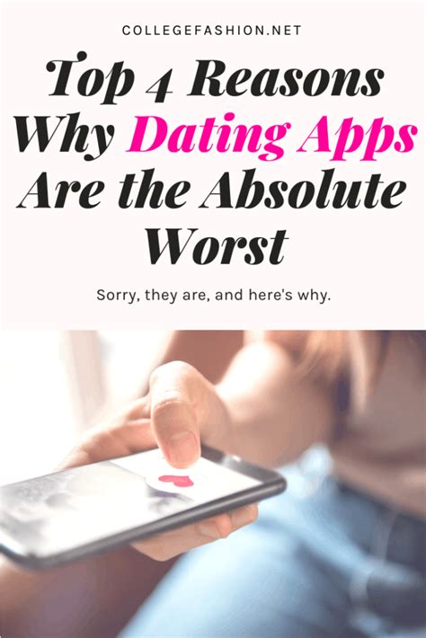 biggest problems with dating apps
